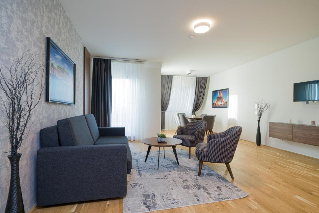 Myapartments Vienna Exterior photo A living room in a serviced apartment