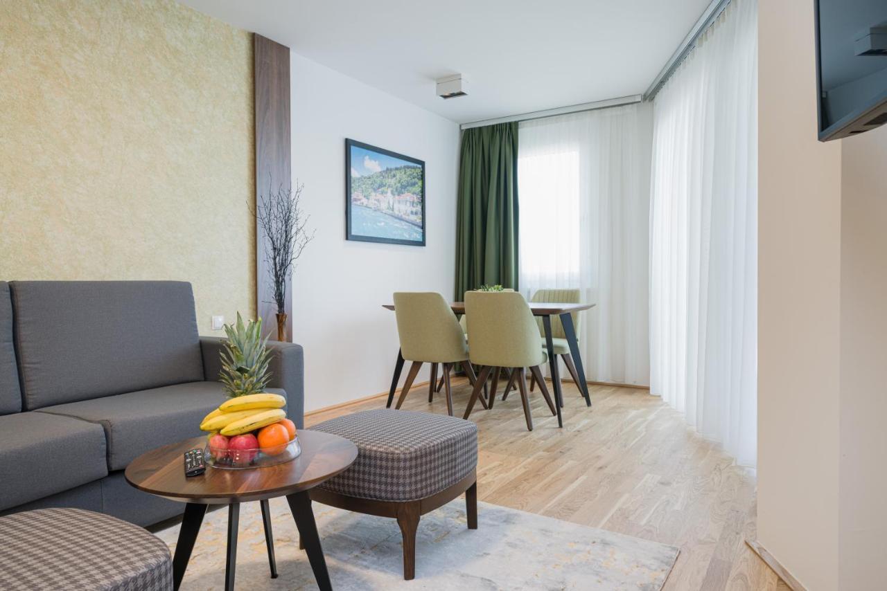 Myapartments Vienna Exterior photo A living room in a modern apartment