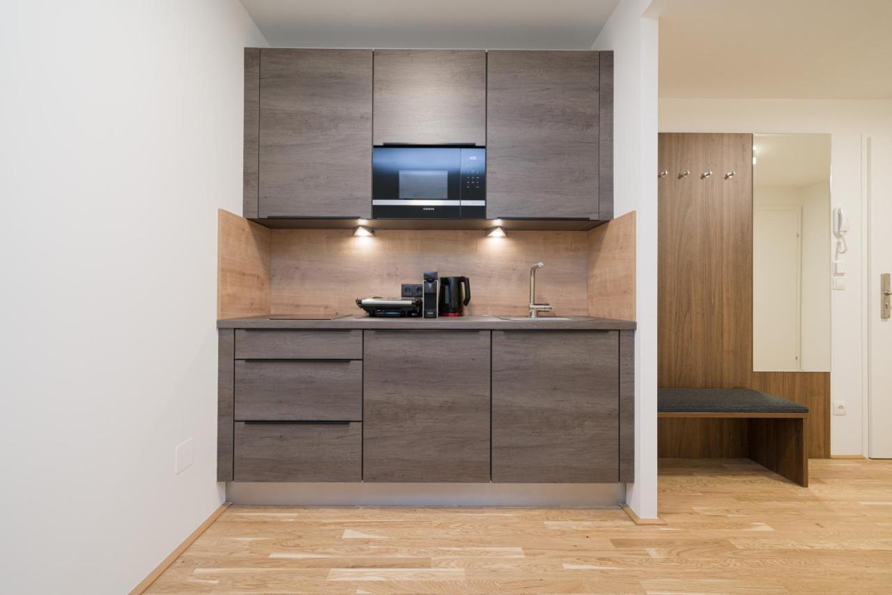 Myapartments Vienna Exterior photo A kitchenette in a German apartment