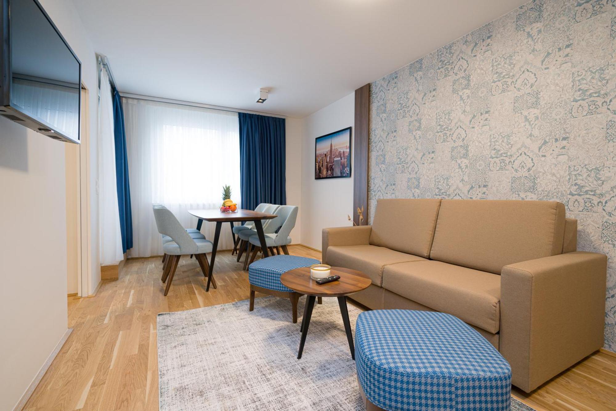 Myapartments Vienna Room photo A living room in a modern apartment